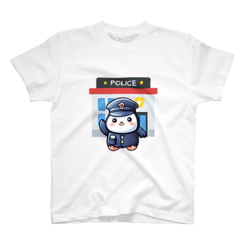 ペンギン警察官 スタンダードTシャツ