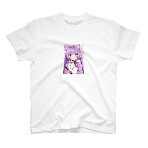 猫ちゃん大好きぃー！ スタンダードTシャツ