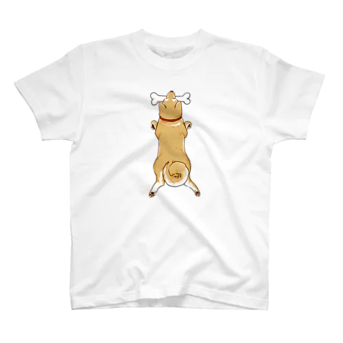 骨ブラ柴犬 スタンダードTシャツ