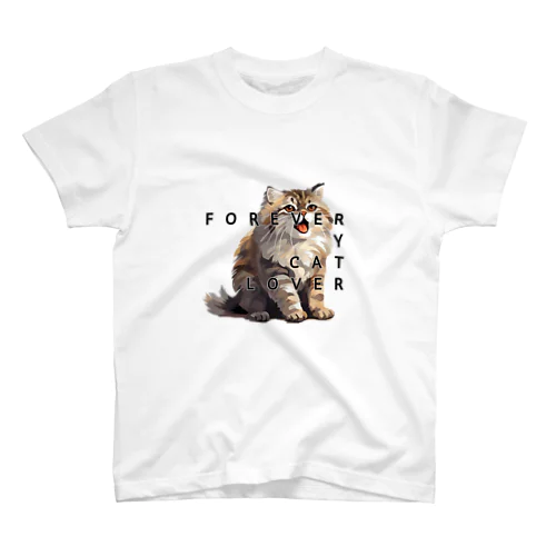 forever y cat lover02 スタンダードTシャツ