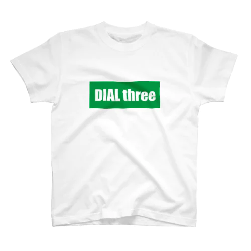 DIAL three バックプリントT  Regular Fit T-Shirt