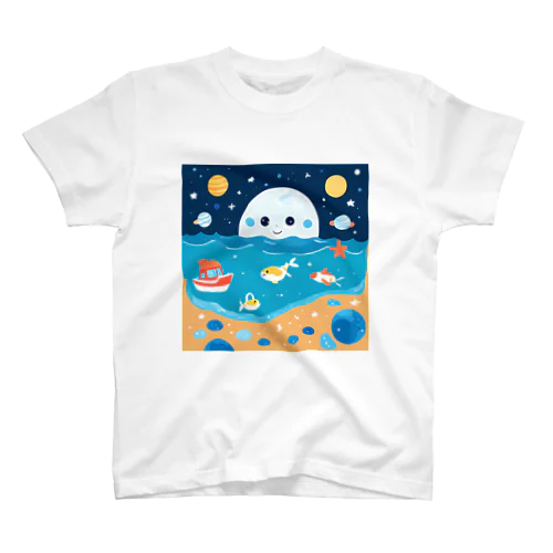 宇宙と海の仲間たち スタンダードTシャツ