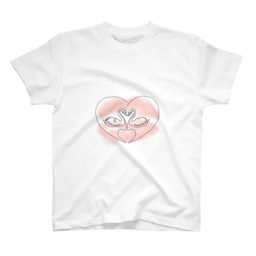 one stroke swan スタンダードTシャツ