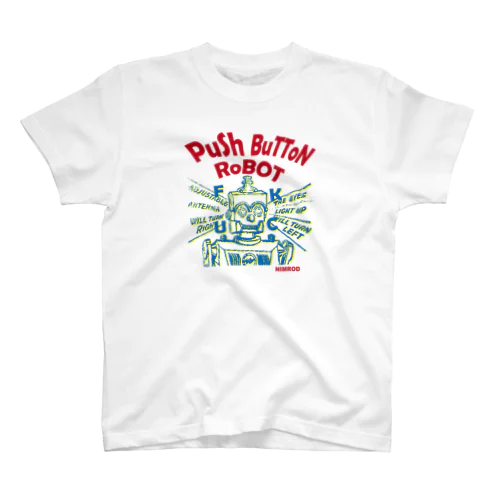 Push Button Robot Regular Fit T-Shirt