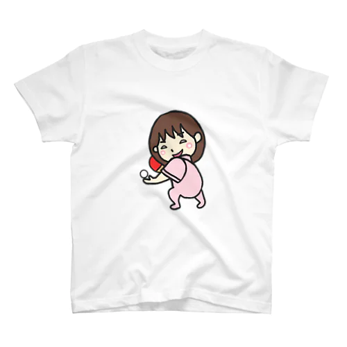 卓球ちよ子 スタンダードTシャツ