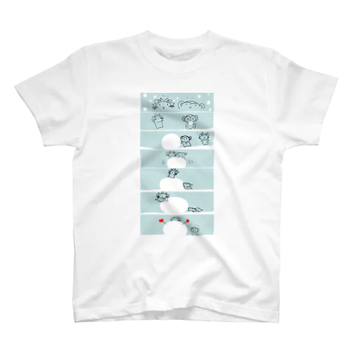 ししこともんきちとゆき Regular Fit T-Shirt