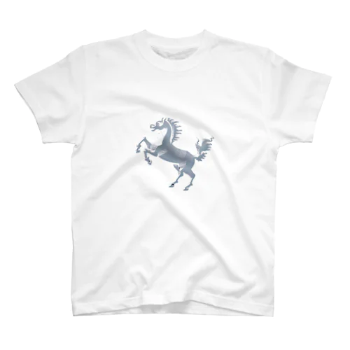 馬　white statue スタンダードTシャツ