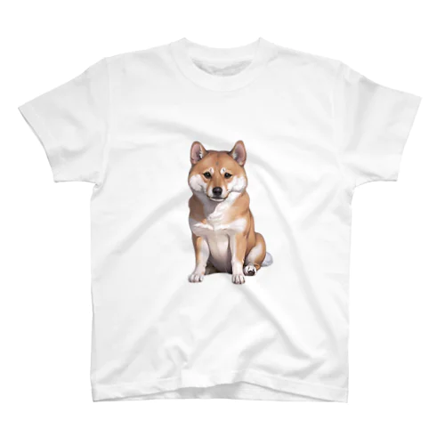 柴犬のおすわりシャツ スタンダードTシャツ
