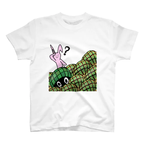 ウサギとカメ かくれんぼ対決 Regular Fit T-Shirt