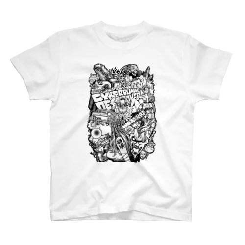 CYBERPUNK DESTROYER (MONOCHROME) スタンダードTシャツ