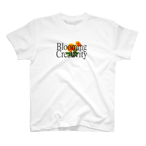 Blooming Creativity black スタンダードTシャツ