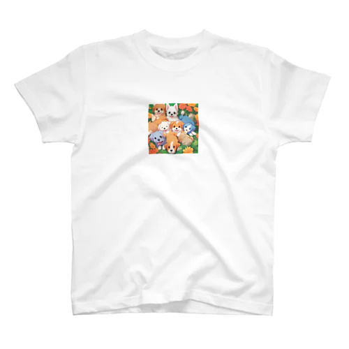 仔犬たち Regular Fit T-Shirt
