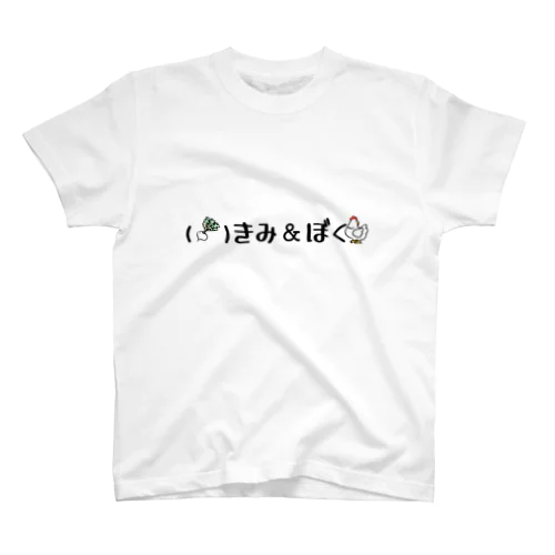 ㍿きみ＆ぼく　キャップ Regular Fit T-Shirt