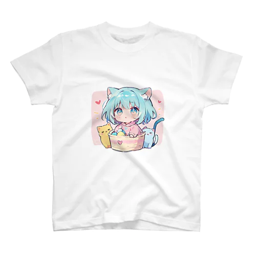 可愛いけもっ娘 Regular Fit T-Shirt