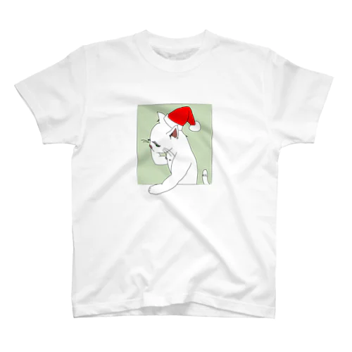 モノオモウ猫の１１月（白猫） Regular Fit T-Shirt