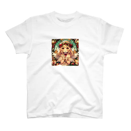 呑(どん)天使inクリスマス　アニメ風 スタンダードTシャツ