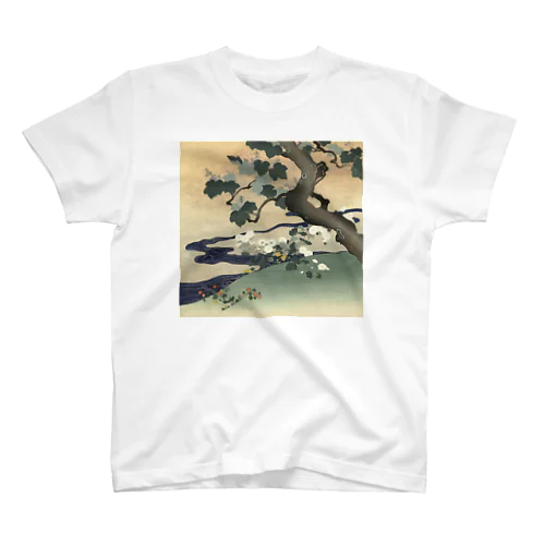 菊の華、月岡耕漁、1890～1900年 スタンダードTシャツ