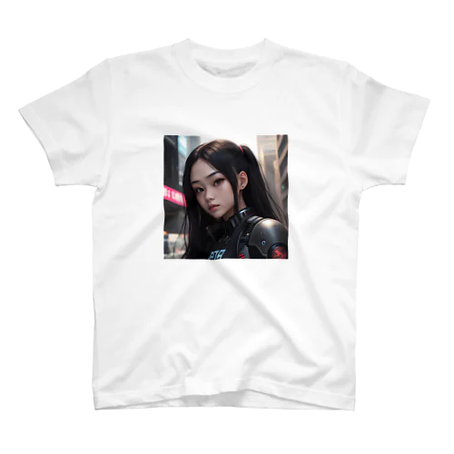 サイバーパンク美少女 スタンダードTシャツ