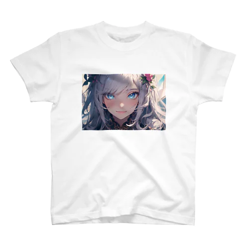 銀髪の美少女 Regular Fit T-Shirt