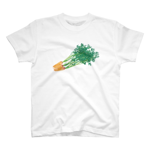 葉付きにんじん Regular Fit T-Shirt