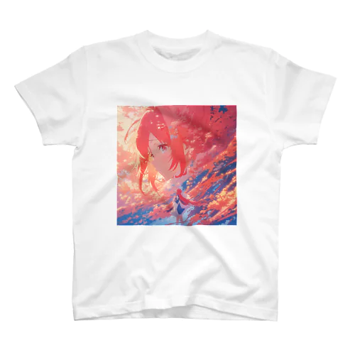  Kyoto Momiji Girl |京都・紅葉Girl スタンダードTシャツ