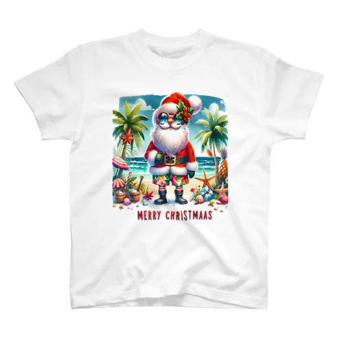 Merry Christmasシリーズ　サンタのサマークリスマス」 Regular Fit T-Shirt