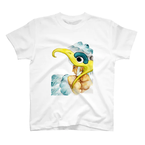 The bird warrior――feat. Cacaxtla site Regular Fit T-Shirt