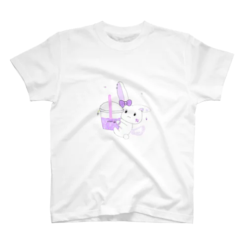 推しうさぎ　むらさき担当 Regular Fit T-Shirt