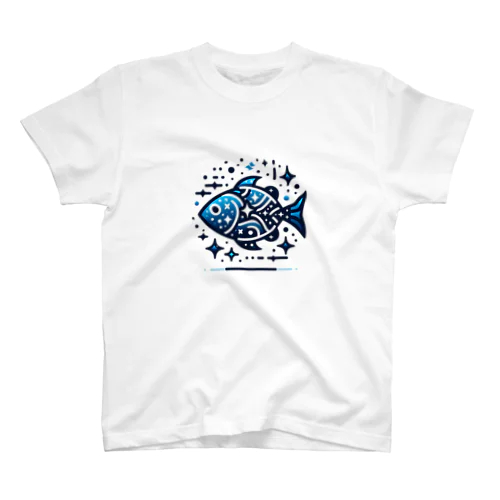 星空を泳ぐ魚 Regular Fit T-Shirt