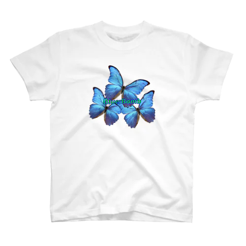 Blue:Bomb🦋 Regular Fit T-Shirt