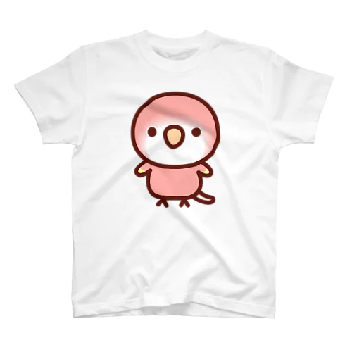 アキクサインコ（ルビノー） スタンダードTシャツ