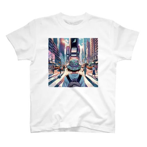 一人旅の少女 Regular Fit T-Shirt