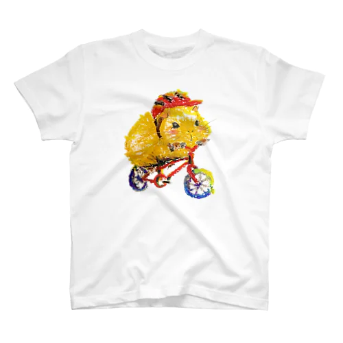 自転車モルモット スタンダードTシャツ