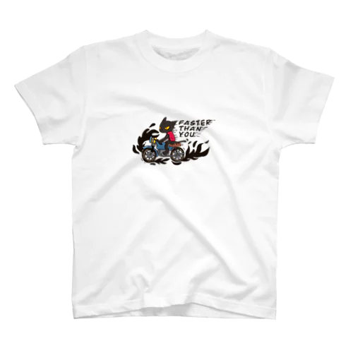 cafe racer cat Regular Fit T-Shirt