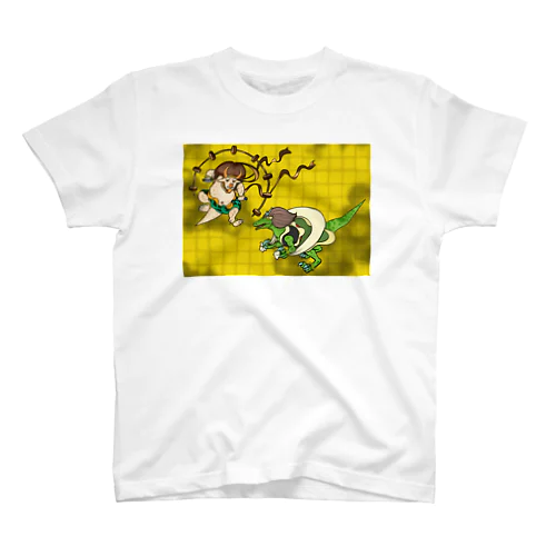 風神雷神図DINOSAUR Regular Fit T-Shirt