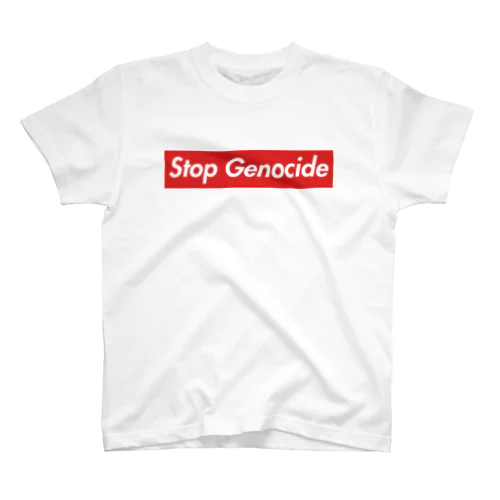 STOP GENOCIDE　パレスチナ解放のためのもの Regular Fit T-Shirt
