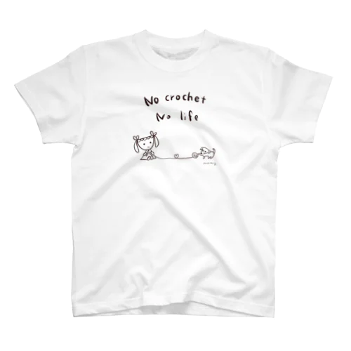 No crochet No life by meetang Regular Fit T-Shirt