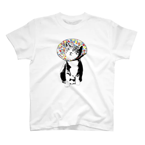 フラワーキャット（花柄） スタンダードTシャツ