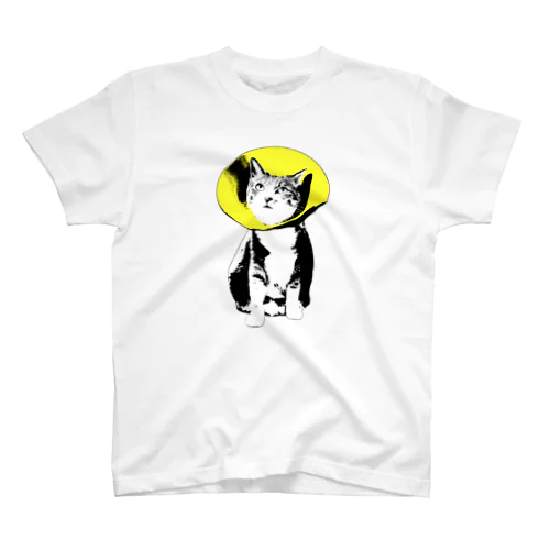 フラワーキャット（イエロー） スタンダードTシャツ