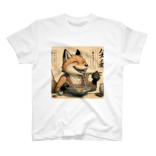 きつねそば Regular Fit T-Shirt