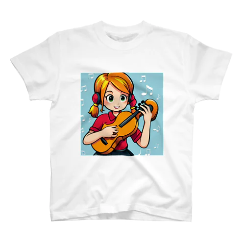 ギターアイドルのナオコちゃん スタンダードTシャツ