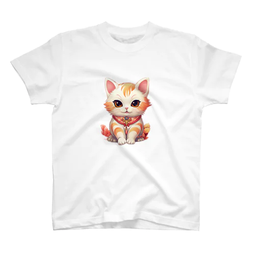 縁起猫 Regular Fit T-Shirt