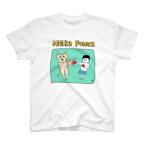 ねこぱんち Regular Fit T-Shirt