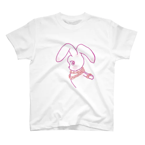 縄兎ちゃん/rope bunny （能登半島地震応援アイテム） スタンダードTシャツ