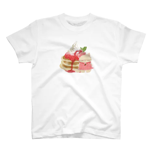 プーミーちゃんといちごのパンケーキ スタンダードTシャツ