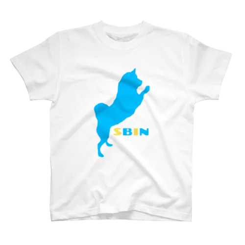 SBINブルー柴犬 スタンダードTシャツ