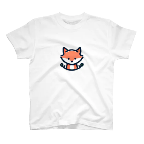 可愛い💕きつね🦊✨ スタンダードTシャツ