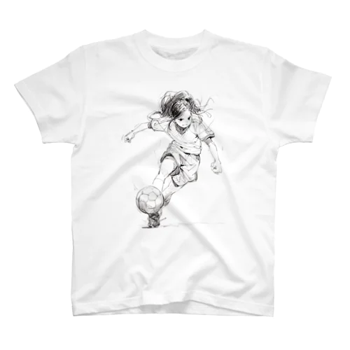 サッカー女子 Regular Fit T-Shirt