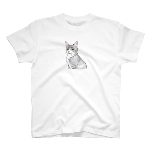 冷めた眼差しの猫 スタンダードTシャツ