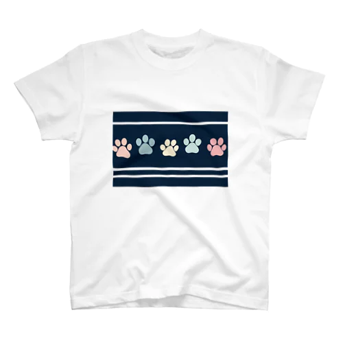 子猫のあしあと Regular Fit T-Shirt